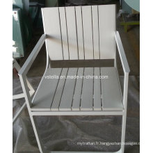 Chaise de salle à manger extérieure en aluminium Gardne